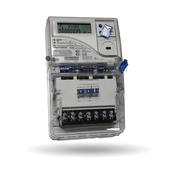 Трёхфазный счётчик электроэнергии Энергомера CE 308 S34 746, 380 В, 100 А, GSM/GPRS-модем