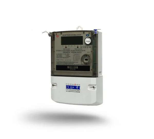 Трёхфазный счётчик электроэнергии DTS 541 U, 3×220/380 В, 30(100) А