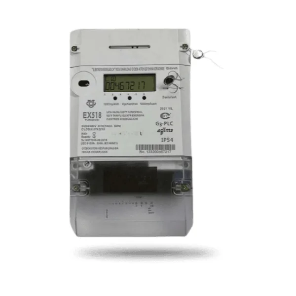 Трёхфазный счётчик электроэнергии EX518, 380 В, 5 А, PLC-модем