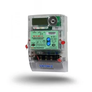 Однофазный счётчик электроэнергии TE71 SP-1-3, 220 В, 5–60 А, PLC-модем