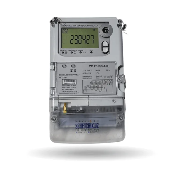 Трёхфазный счётчик электроэнергии TE73 SG-1-0, 100 В, 5 А, GSM/GPRS-модем